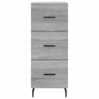 Credenza Grigio Sonoma 34,5x34x180 cm in Legno Multistrato 3198871