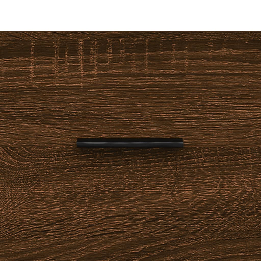 Credenza Rovere Marrone 34,5x34x180 cm in Legno Multistrato 3198872