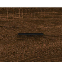 Credenza Rovere Marrone 34,5x34x180 cm in Legno Multistrato 3198872