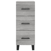 Credenza Grigio Sonoma 34,5x34x180 cm in Legno Multistrato 3198879