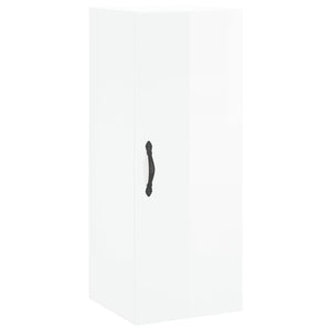 Credenza 34,5x34x180 cm in Legno Multistrato Bianco Lucido 3198883