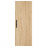 Credenza-Buffet-Armadio da cucina Rovere Sonoma 34,5x34x180 cm in Legno Multistrato 754778