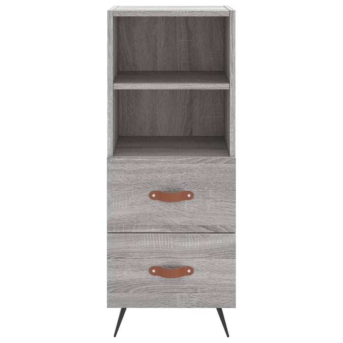 Credenza Grigio Sonoma 34,5x34x180 cm in Legno Multistrato 3198895