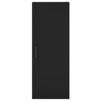 Credenza Nera 34,5x34x180 cm in Legno Multistrato 3198914