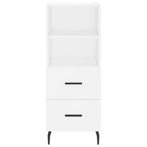 Credenza Bianca 34,5x34x180 cm in Legno Multistrato 3198929