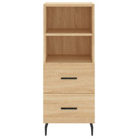 vidaXL Credenza Rovere Sonoma 34,5x34x180 cm in Legno Multistrato