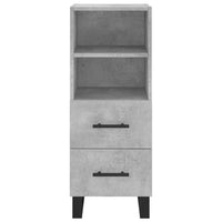 Credenza Grigio Cemento 34,5x34x180 cm in Legno Multistrato 3198941