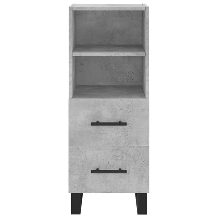 Credenza Grigio Cemento 34,5x34x180 cm in Legno Multistrato 3198941