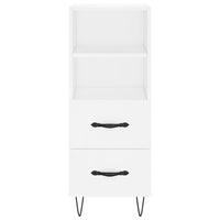 vidaXL Credenza Bianca 34,5x34x180 cm in Legno Multistrato