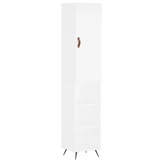 Credenza Bianca 34,5x34x180 cm in Legno Multistrato 3198953