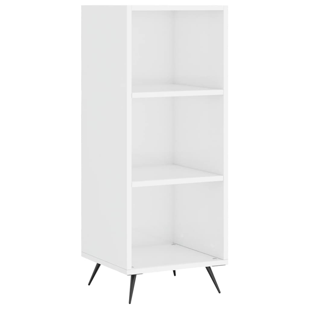 Credenza 34,5x34x180 cm in Legno Multistrato Bianco Lucido 3198955