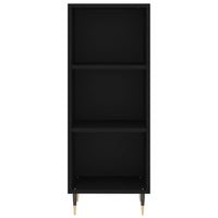 Credenza Nera 34,5x34x180 cm in Legno Multistrato 3198962