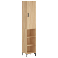 Credenza cassettiera mobile contenitore organizer cucina soggiorno salotto alto sonoma 345 x 34 x 180 cm legno ingegnerizzato marrone 02_0034018
