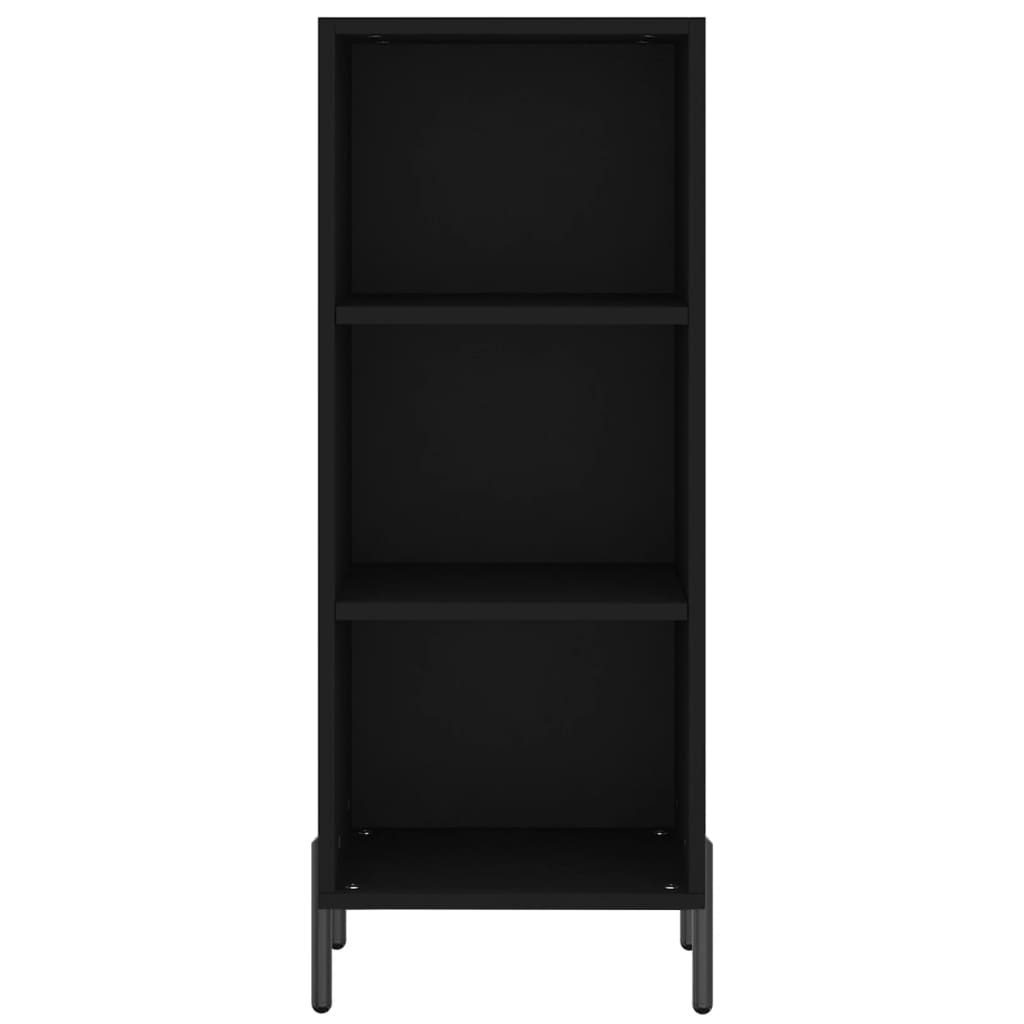 Credenza Nera 34,5x34x180 cm in Legno Multistrato 3198986