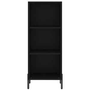Credenza Nera 34,5x34x180 cm in Legno Multistrato 3198986