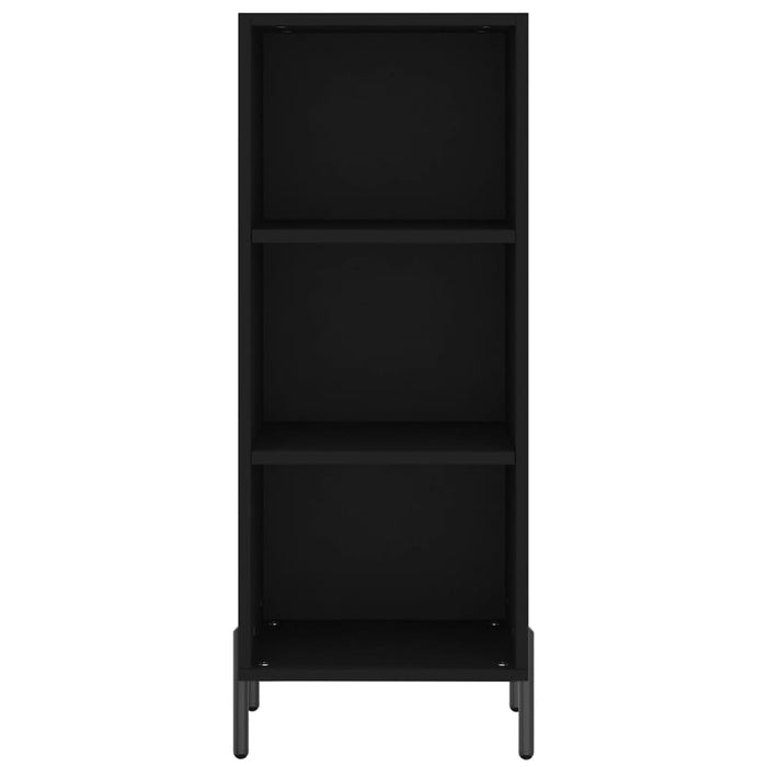 Credenza Nera 34,5x34x180 cm in Legno Multistrato 3198986