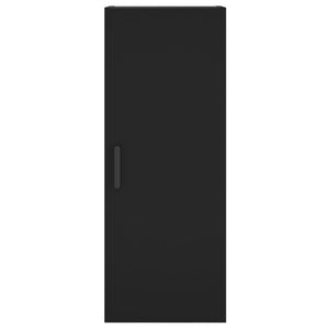 Credenza Nera 34,5x34x180 cm in Legno Multistrato 3198986