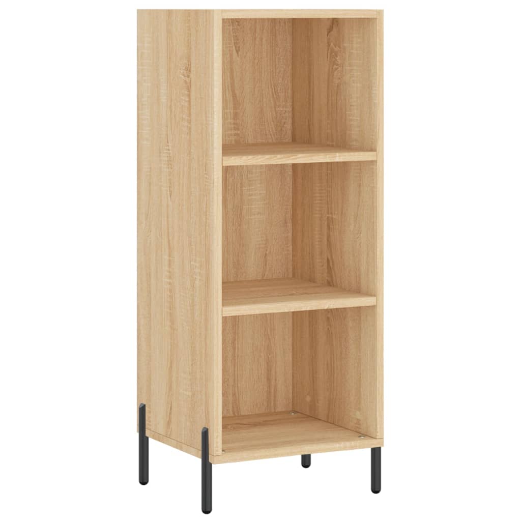 Credenza cassettiera mobile contenitore organizer cucina soggiorno salotto alto sonoma 345 x 34 x 180 cm legno ingegnerizzato marrone 02_0034046