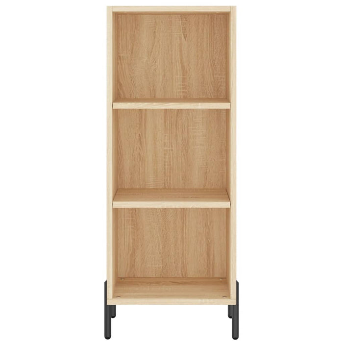 Credenza cassettiera mobile contenitore organizer cucina soggiorno salotto alto sonoma 345 x 34 x 180 cm legno ingegnerizzato marrone 02_0034046