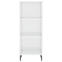 Credenza 34,5x34x180 cm in Legno Multistrato Bianco Lucido 3198995