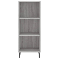 Credenza Grigio Sonoma 34,5x34x180 cm in Legno Multistrato 3198999