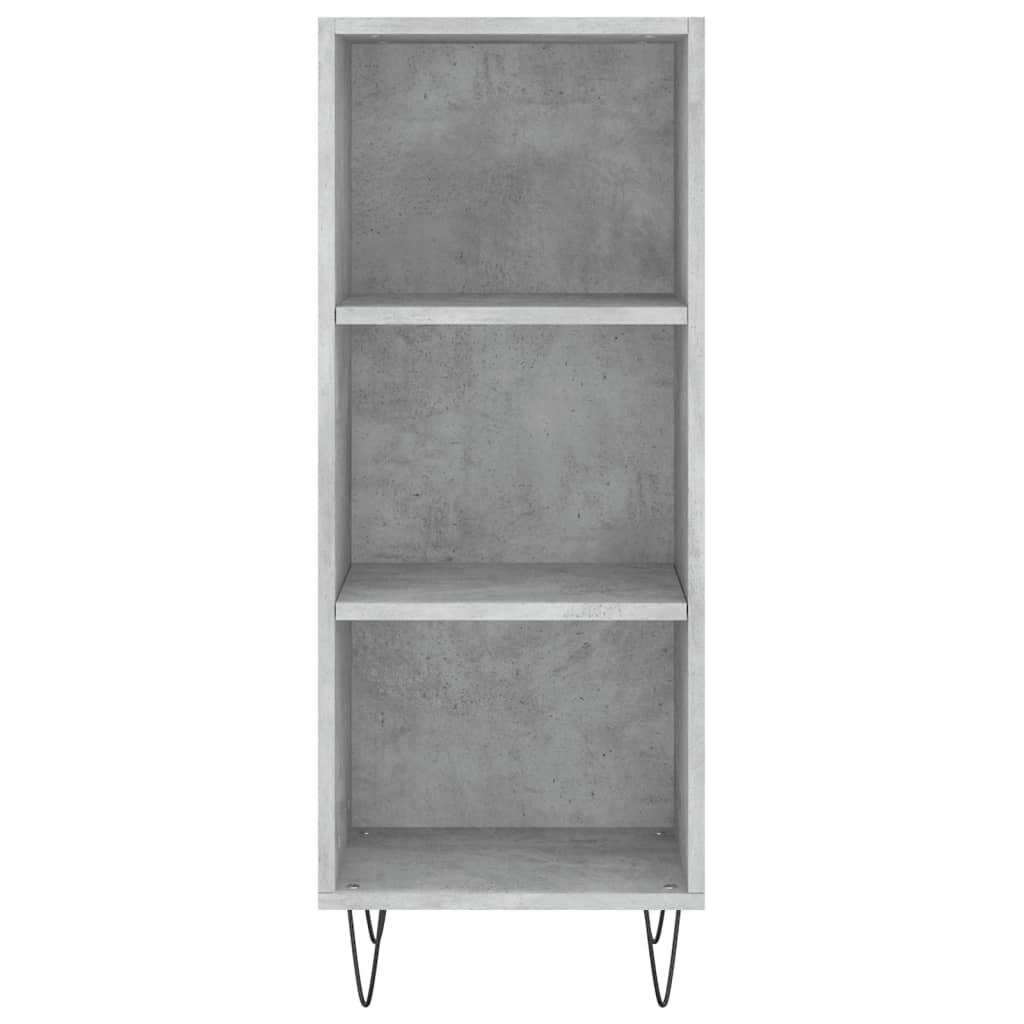 Credenza cassettiera mobile contenitore organizer cucina soggiorno salotto alto 345 x 34 x 180 cm legno ingegnerizzato grigio 02_0034292