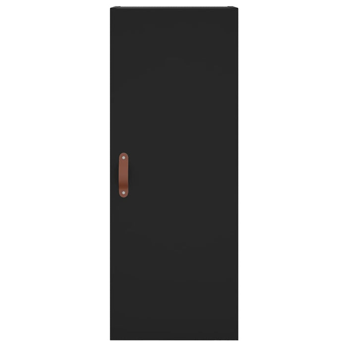 Credenza Nera 34,5x34x180 cm in Legno Multistrato 3199018