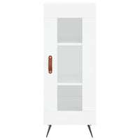 Credenza 34,5x34x180 cm in Legno Multistrato Bianco Lucido 3199019
