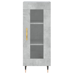 Credenza Grigio Cemento 34,5x34x180 cm in Legno Multistrato 3199029