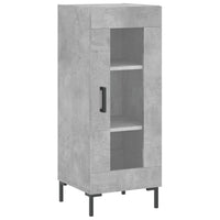 Credenza Grigio Cemento 34,5x34x180 cm in Legno Multistrato 3199045