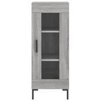 Credenza Grigio Sonoma 34,5x34x180 cm in Legno Multistrato 3199047