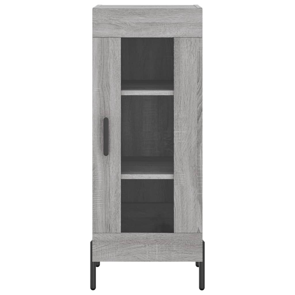 Credenza Grigio Sonoma 34,5x34x180 cm in Legno Multistrato 3199055