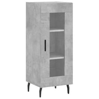 Credenza cassettiera mobile contenitore organizer cucina soggiorno salotto alto 345 x 34 x 180 cm legno ingegnerizzato grigio 02_0034404