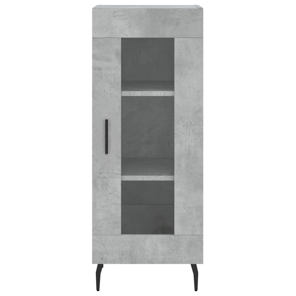 Credenza cassettiera mobile contenitore organizer cucina soggiorno salotto alto 345 x 34 x 180 cm legno ingegnerizzato grigio 02_0034404