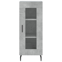 Credenza cassettiera mobile contenitore organizer cucina soggiorno salotto alto 345 x 34 x 180 cm legno ingegnerizzato grigio 02_0034404