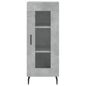 Credenza cassettiera mobile contenitore organizer cucina soggiorno salotto alto 345 x 34 x 180 cm legno ingegnerizzato grigio 02_0034404