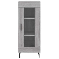 Credenza-Buffet-Armadio da cucina Grigio Sonoma 34,5x34x180 cm in Legno Multistrato 982028