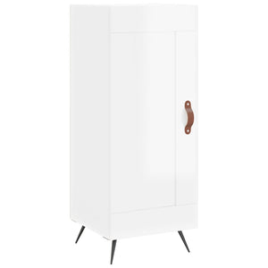 Credenza 34,5x34x180 cm in Legno Multistrato Bianco Lucido 3199083