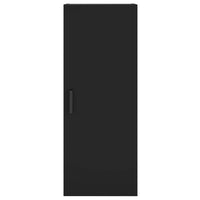 Credenza Nera 34,5x34x180 cm in Legno Multistrato 3199106