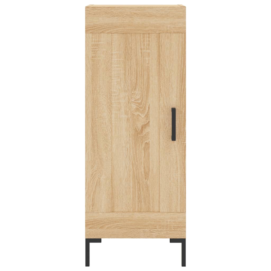 vidaXL Credenza Rovere Sonoma 34,5x34x180 cm in Legno Multistrato