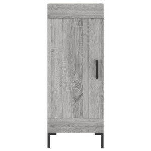 vidaXL Credenza Grigio Sonoma 34,5x34x180 cm in Legno Multistrato