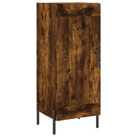 Credenza Rovere Fumo 34,5x34x180 cm in Legno Multistrato 3199118