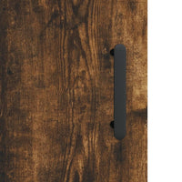 Credenza Rovere Fumo 34,5x34x180 cm in Legno Multistrato 3199118