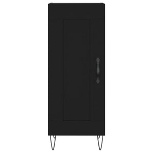 Credenza Nera 34,5x34x180 cm in Legno Multistrato 3199138