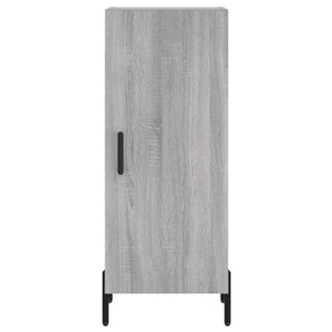 vidaXL Credenza Grigio Sonoma 34,5x34x180 cm in Legno Multistrato