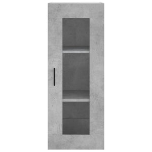 Credenza cassettiera mobile contenitore organizer cucina soggiorno salotto alto 345 x 34 x 180 cm legno ingegnerizzato grigio 02_0034278
