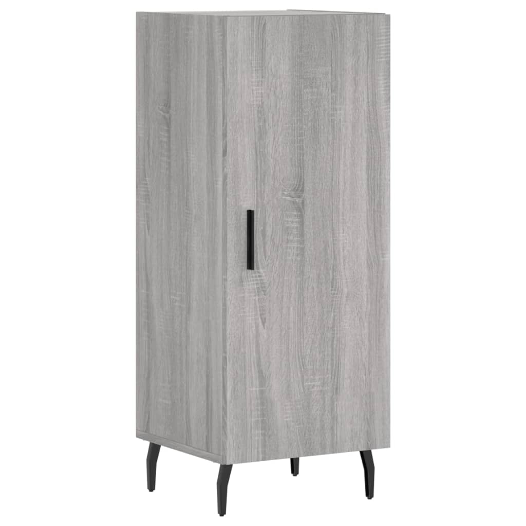 Credenza-Buffet-Armadio da cucina Grigio Sonoma 34,5x34x180 cm in Legno Multistrato 281515