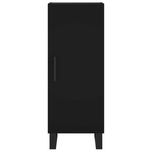 Credenza Nera 34,5x34x180 cm in Legno Multistrato 3199194