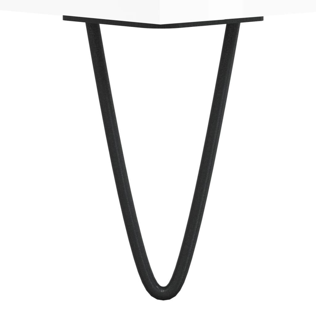 Credenza 34,5x34x180 cm in Legno Multistrato Bianco Lucido 3199203