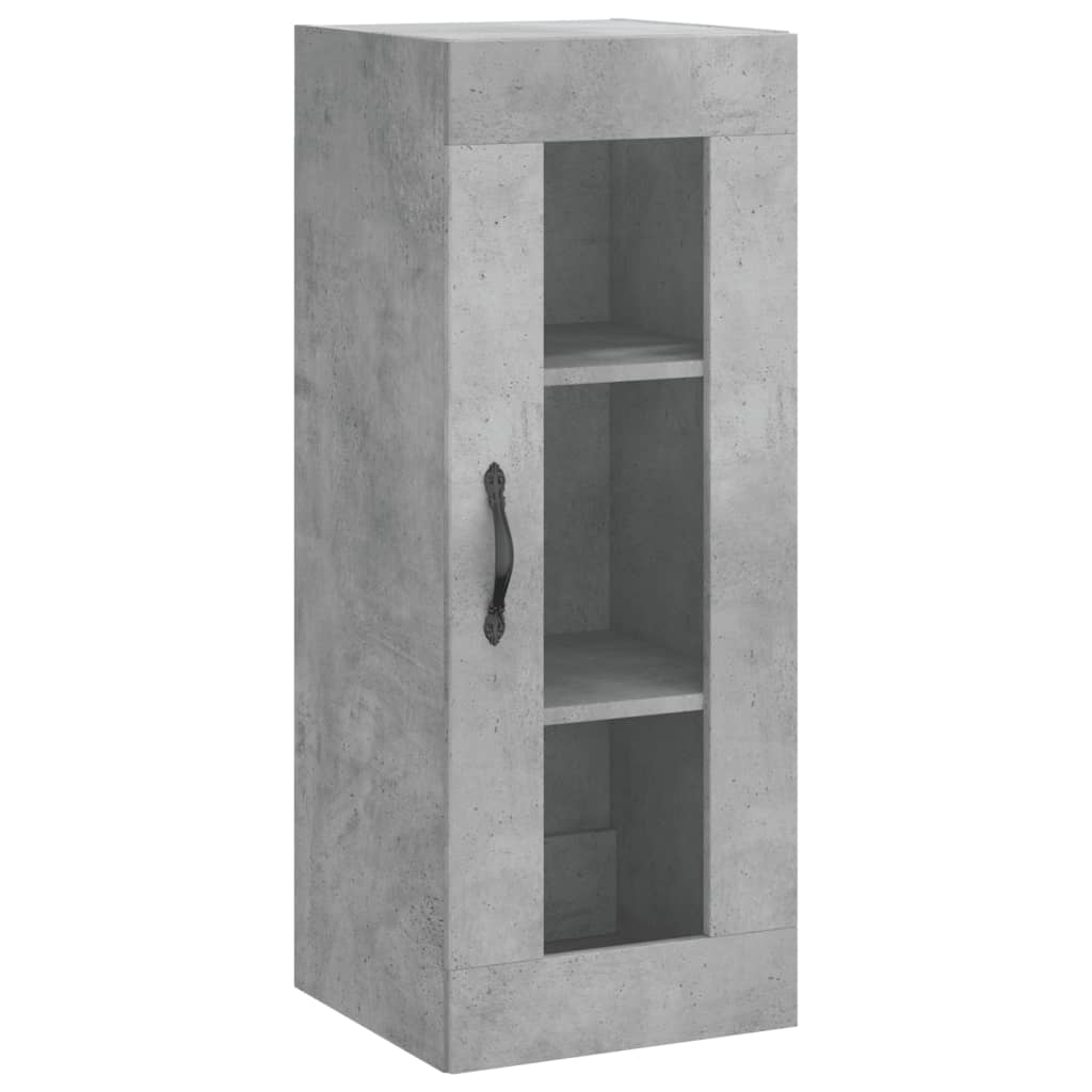 Credenza Grigio Cemento 34,5x34x180 cm in Legno Multistrato 3199205